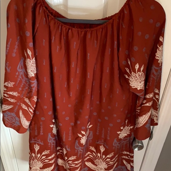 Half Sleeve Off the Shoulder Dress - Picture 6 of 8